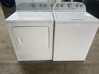 🌀 Whirlpool Top-Load Washer & Dryer Set 🌀