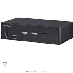 Dual Monitor 2 Computer KVM 4K Star tech 