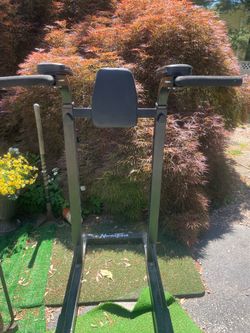 Knee raise machine