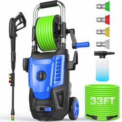 New Electric Pressure Washer 2000 PSI w/ Foam Cannon & 4 Nozzles
