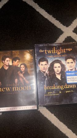 Twilight Saga DVD Set – New Moon & Breaking Dawn