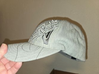 Quiksilver Gray Embroidered Baseball Cap