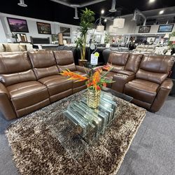 2 Pc Power Recliner Sofa And Loveseat 