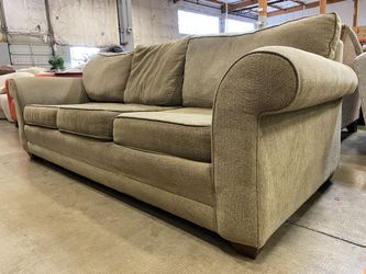 BAUHAUS Sage Green Upholstered 3 Seat Sofa