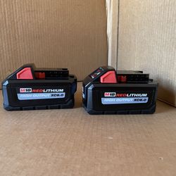 M18 6.0 Milwaukee Batteries (2-Pack)