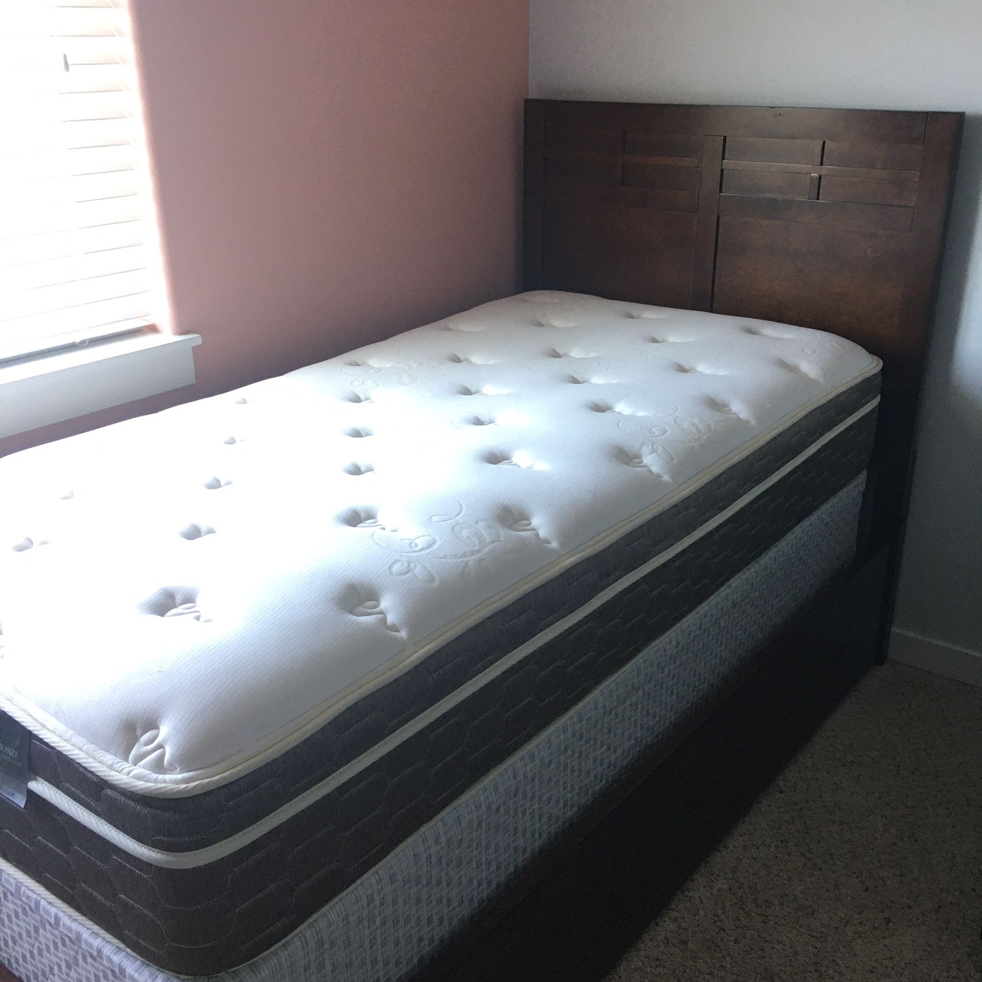 Twin Storage Bed with Mattress And Box