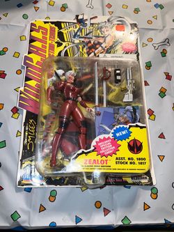 WildC.A.T.S Zealot Action Figure Sealed on Card