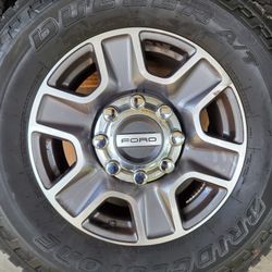 18" Oem 2026 Ford F250 Rims With Tires LT275/70/18