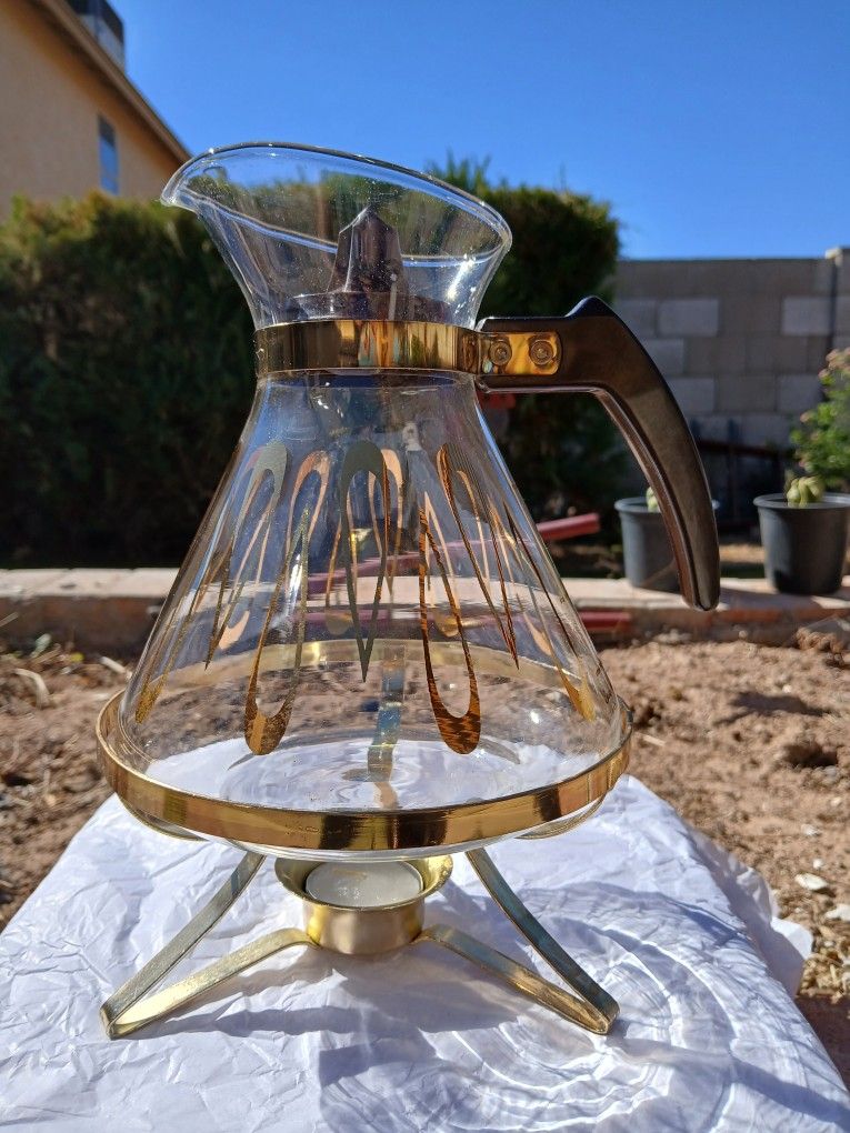 Mid Century Flameproof Carafe, Signed