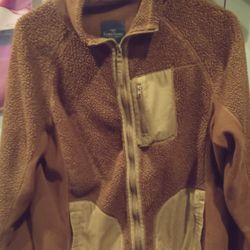 Large Brown Fleece Sweater