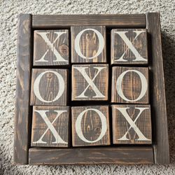 Wooden Tic Tac Toe