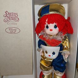 VINTAGE PRECIOUS MOMENTS CLOWN DOLL BUY IT2DAY THROW IN EXTRA  VINTG ITEM