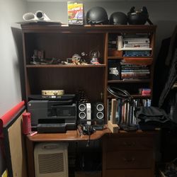 real wood desk 