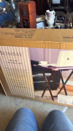 Bombay 5-Piece Folding Tray Table Set