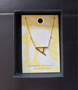 Anthropologie Initial Pendant Letter A Necklace