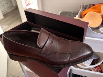 Dark Brown Leather Penny Loafer