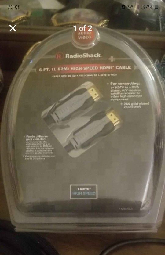 6ft HDMI Cable
