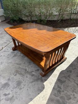 Coffee and Side table Natural Wood