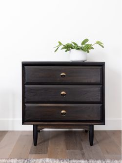 Vintage Solid Elm Bachelors Chest