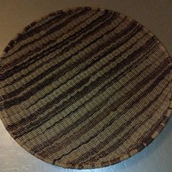 Old basket weave decorative item