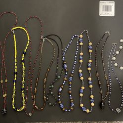 New Glass Beaded Necklaces Four Dollars Each