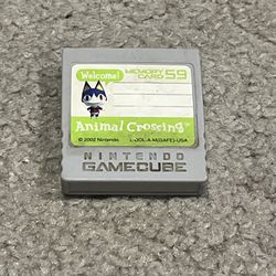 Animal Crossing Nintendo Gamecube Game Memory Card Authentic OEM DOL-008