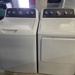 Ge Top Load Washer And Dryer Electric Set. Warranty Financing With Snap If You Qualify New Condition. 