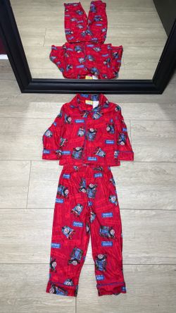 Y2K 2000s Thomas The Train All Over Print Toddlers 2 Piece Pajama Set