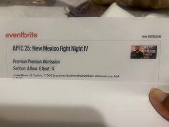 Sunday fights isleta casino
