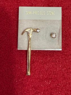 Aretes Gold Filled Piedras Joyería Antigua