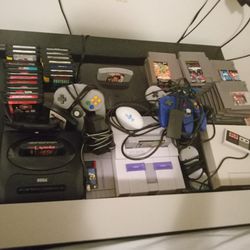 All Time Classic Video Game System  With Games