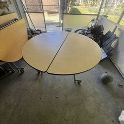 Cafeteria Round Tables 