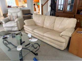 Leather couch