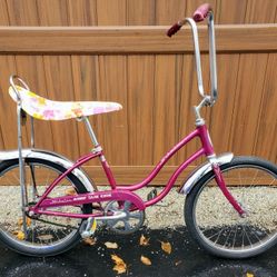 *RARE* Vintage 1971 "Slik Chik" Schwinn Bicycle! In Desired Violet Paint Color!