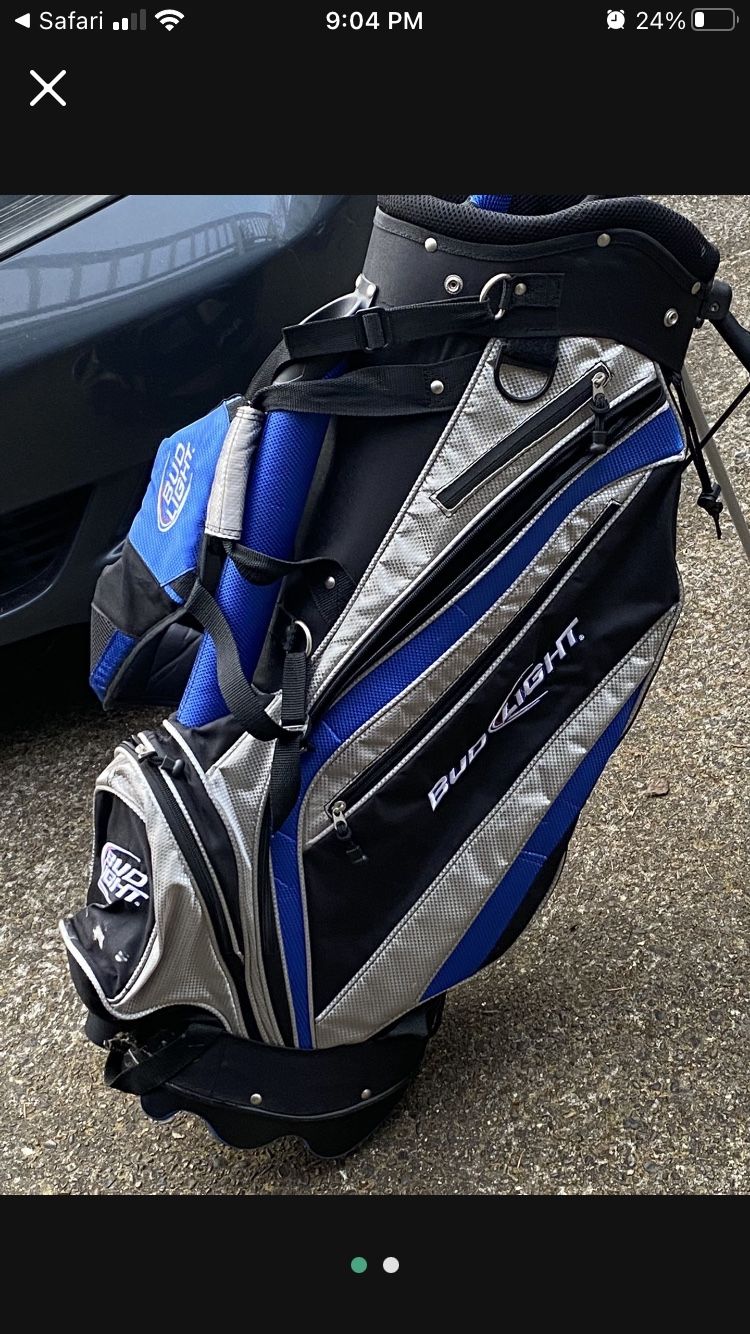 bud light golf bag