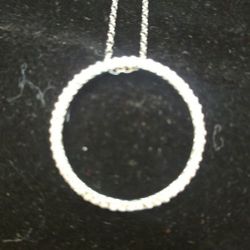 Diamond Accent Slide Pendant Necklace 