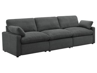 Collins Dark Grey Power Sofa