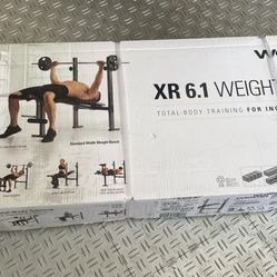 WEIDER XR6.1 WEIGHT BENCH NEW