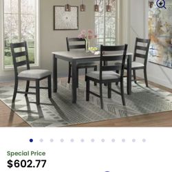5 Piece Dining Set- Kona Collection By Picket House