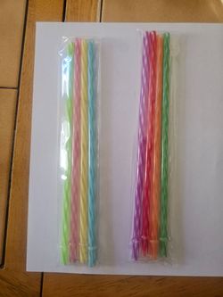 New plastic straws