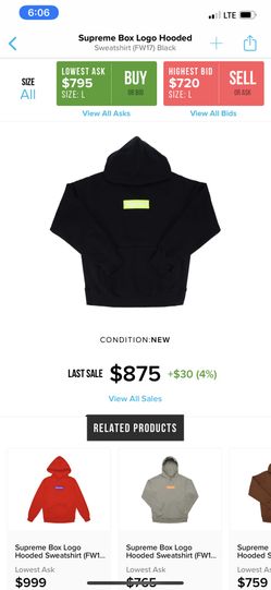 Supreme Box Logo hoodie!!!!