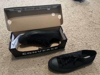 Size 9 mens converse all black