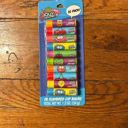 Jolly Rancher 10 Pack Flavored Lip Balms