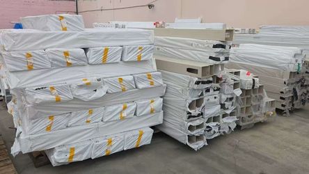 6’ x 8’ Tan PVC Privacy Fence Panels – In Stock Now