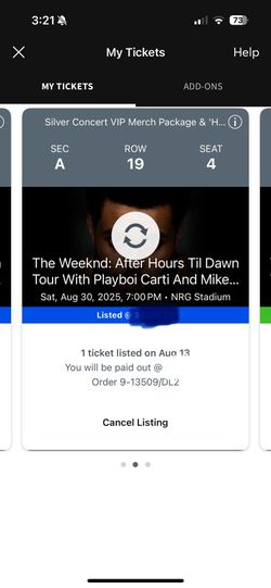 the weeknd concert