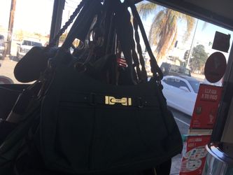Baby blue purse