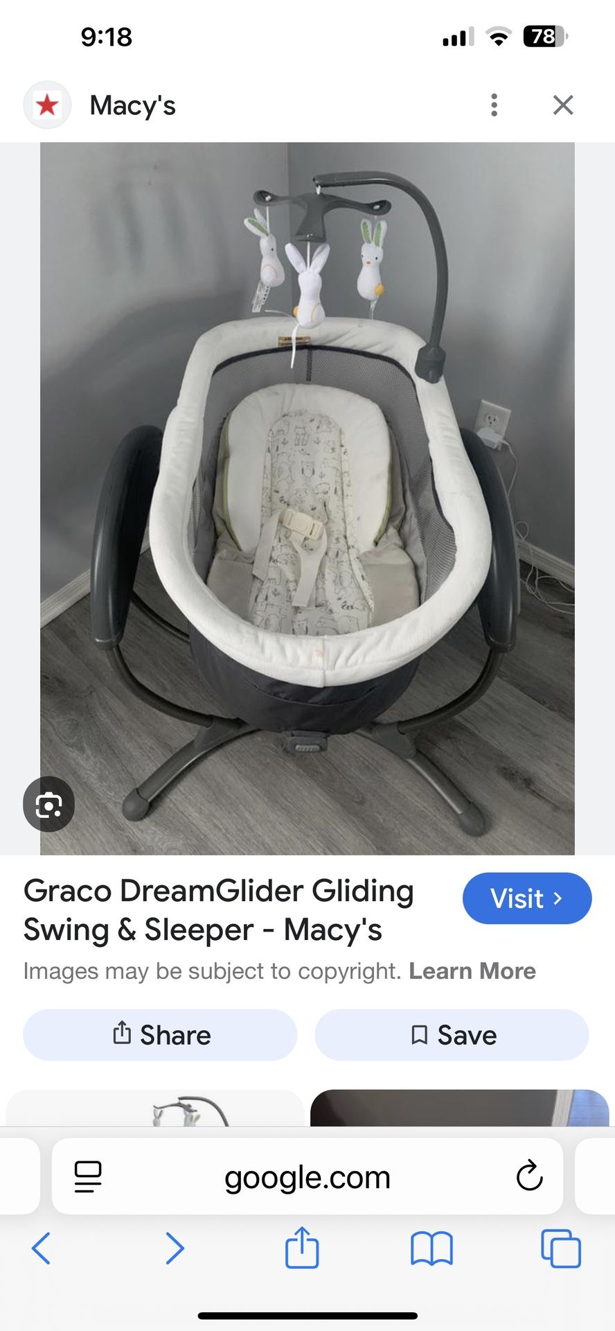Graco Dream Glider Bassinet