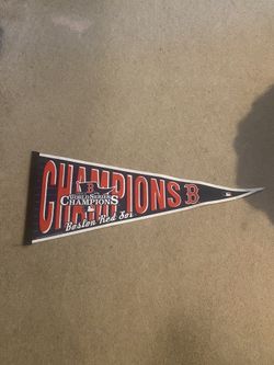 2013 BOSTON RED SOX WORLD SERIES CHAMPIONS PENNANT