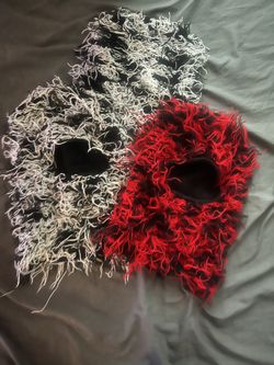 3 Piece balaclava fuzzy ski mask 