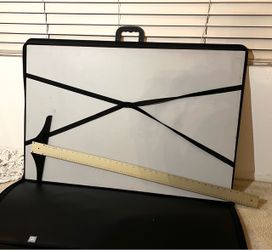 24x36 wooden drawing drafting board with metal edge